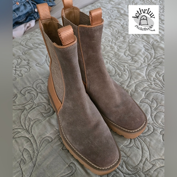 Sam Edelman Laguna Chelsea Leather Boots Women's Size 8 - Picture 2 of 6